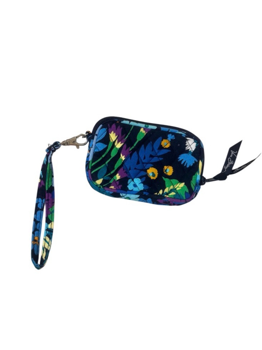 Vera Bradley Midnight Blues Quilted Wristlet - Picture 3 of 8